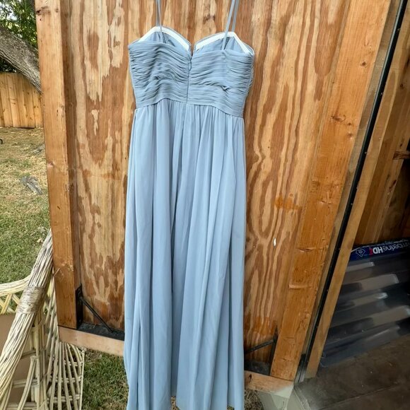Azazie Grey/Blue Formal Dress (Size A4) - Picture 2 of 4